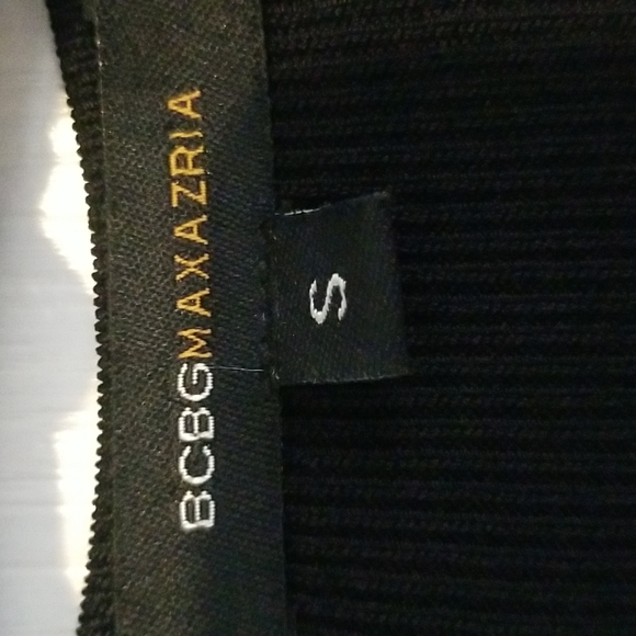BCBG Max Azria Black Knit L/S Dress - Picture 6 of 6
